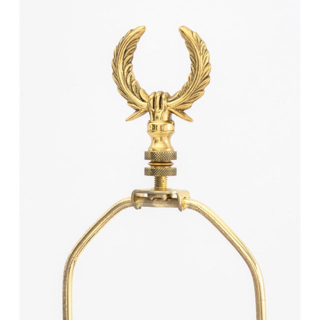 Neoclassical Style Gilt Corinthian Column Lamp For Sale In New York - Image 6 of 8