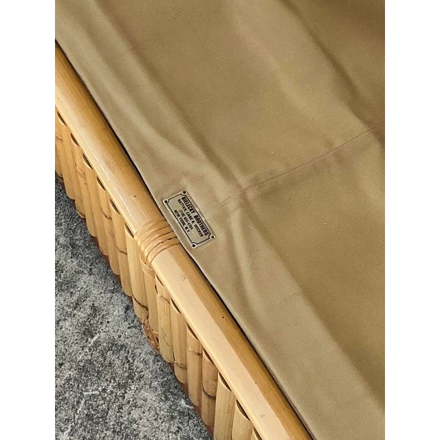 Late 20th Century Vintage Bielecky Brothers Rattan Sofa For Sale - Image 5 of 12