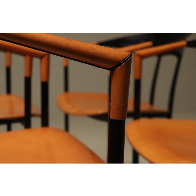 Vintage Dining Chairs by Tetide, Italy, 1980s, Set of 4 For Sale - Image 12 of 13