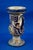 Measurements: height: 21 cm; width: 13.5 cm; depth: 10.5 cm item : a rare, small, two-handled amphora in polychrome...
