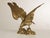 High Quality Vintage Brass Eagle Statue Alighting From Perch