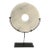 White Granite Ceremonial Bi Disc For Sale