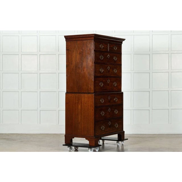 English George III Mahogany Chest of Drawers, 1820 For Sale - Image 4 of 13