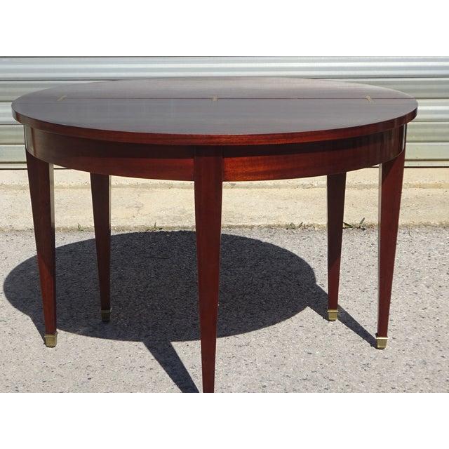 Empire Extendable Half-Moon Console Table, 1950s For Sale - Image 4 of 18