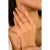 Late 20th Century Multi Layered Rose Gold Plated Cz Statement Wedding Ring Size 6 For Sale - Image 4 of 10