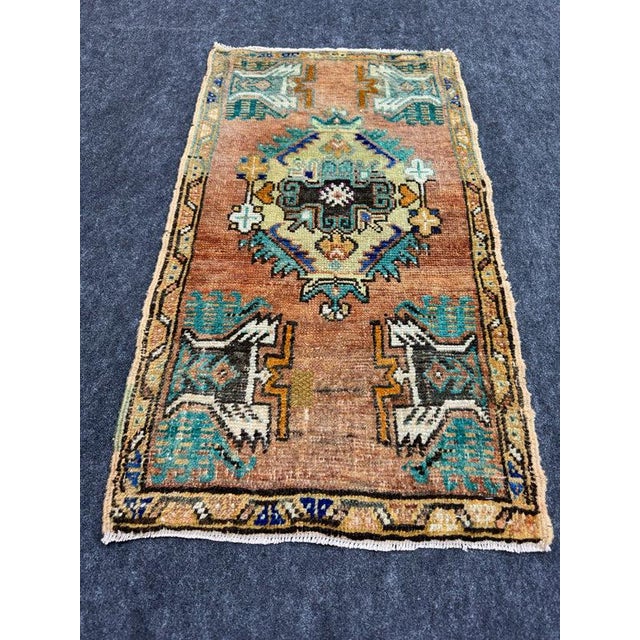 Turkish Yastik Rug 1'8" x 3' For Sale - Image 4 of 5