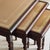 Regency Mahogany Nesting Tables with Glass Tops, Set of 3 For Sale - Image 9 of 9