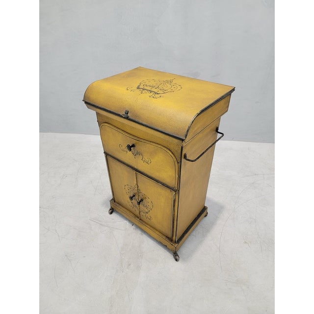 Antique Italian Yellow Metal Wash Stand For Sale In Chicago - Image 6 of 12