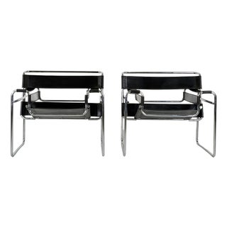 Wassily Armchair by Marcel Breuer for Gavina, 1960s, Set of 2 For Sale