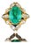 GIA Certified Natural 6.9CTS VS E Diamond Emerald 18K Solid Gold Ring, size 6.5 For Sale