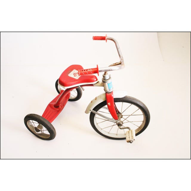 Vintage Red Metal Child's Tricycle Chairish