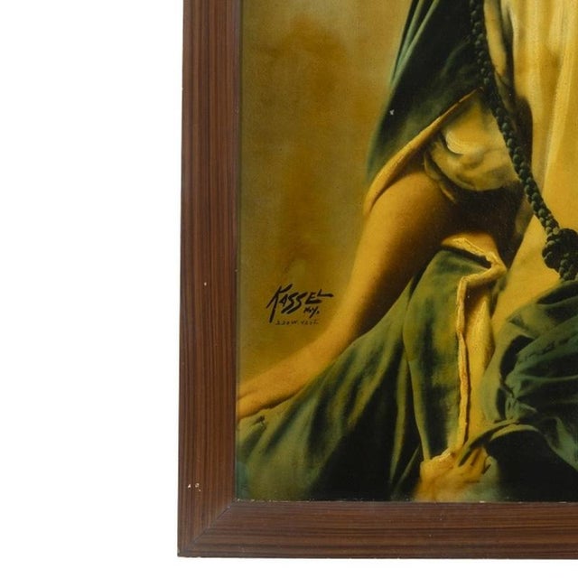 M. Kassel, Female Figure, 19th Century, Engraving, Framed For Sale - Image 3 of 6