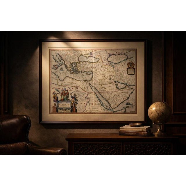 17th Century Ottoman Empire Map from Blaeu, 1642 For Sale - Image 5 of 14