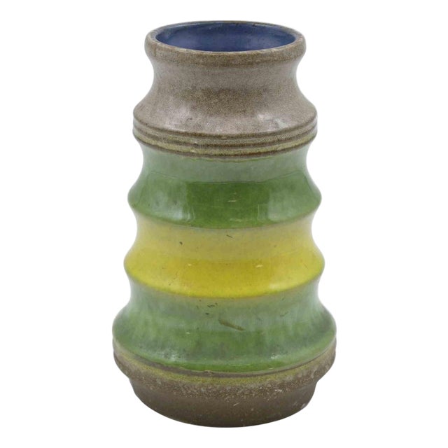 Vintage Ceramic Vase from Workshop Studio Strehla, Italy, 1960s For Sale