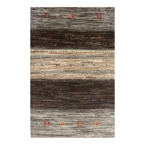 Handwoven Persian Gabbeh Area Rug 2’10” X 4’5″