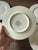 Ceramic 1970s Pagnossin Ironstone Basket Weave Plates 8.25 Inch White Italian Dinnerware Treviso - Set of 6 For Sale - Image 7 of 11