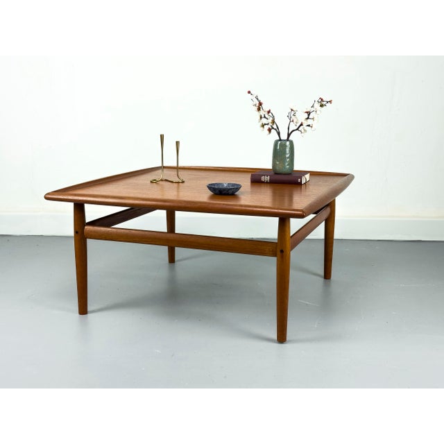Teak Coffee Table by Grete Jalk for Glostrup, 1960s For Sale - Image 10 of 17
