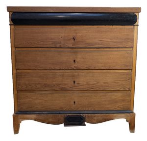 Antique Danish Oak Chest of Drawers, 1800