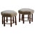 Mid-Century Danish Oak Stools with Hexagonal Seats and Bobbin Legs, 1950s, Set of 2 For Sale - Image 15 of 15