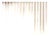 Burgundy and Cream Striped Wallpaper For Sale