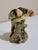 Cream Mid-Century Italian Majolica Parrot Figurine Vase For Sale - Image 8 of 10