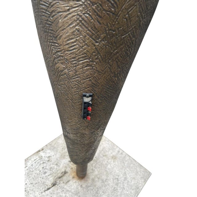 Gray Sculptural Fiberglass Speaker, 1970 For Sale - Image 8 of 14
