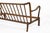 Danish Modern Solid Walnut Spindle Back Sofa in Schumacher Fabric, Circa 1960 For Sale - Image 17 of 18