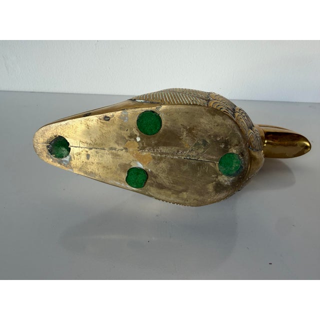 1980s Vintage Dolbi Cashier Solid Brass Toucan Sculpture For Sale - Image 10 of 12