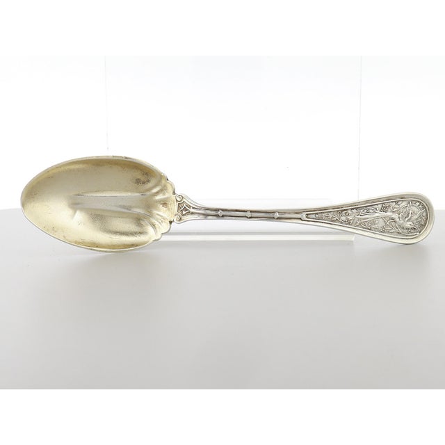 Antique John Wendt Sterling Silver Bird Pattern Ice Cream Spoons - Set of 6 For Sale - Image 16 of 17