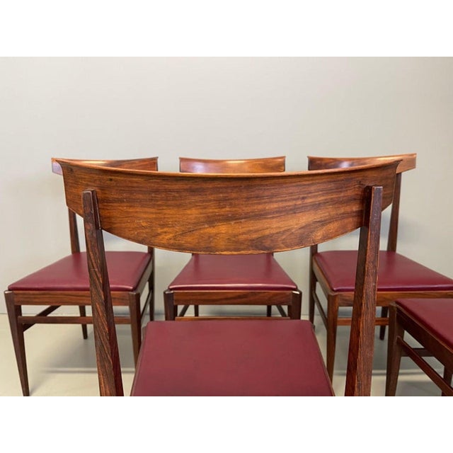 Set of six luxury Vittorio Dassi Lissone chairs in walnut This piece has an attribution mark, I am sure that it is...
