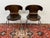 Design Plus Gallery presents a Pair of Mod Wrap Dining Chairs from West Elm. Each chair has a low, wide silhouette formed...