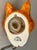 Mid-20th Cent English Fox String Holder Babbacombe Pottery With Original Scissors For Sale - Image 4 of 8