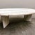 Oval Breccia Sarda Striato Marble Coffee Table, Italy, 1980s For Sale - Image 12 of 15
