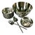 1970s Mid-Century Danish Modern Gustavia Boho Chic Swedish Salad Bowls Set - 7 Pieces For Sale