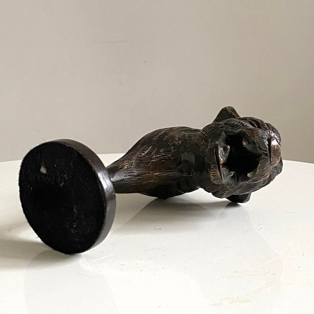 Bronze Statuette of a Wild Animal, 1890s-1910s For Sale - Image 3 of 9