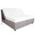 Ruf Box Spring Bed in Grey Fabric For Sale - Image 5 of 17
