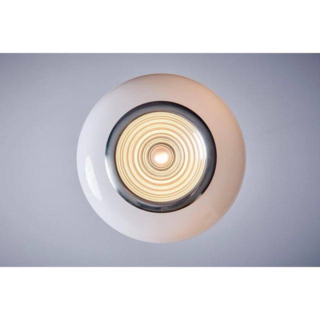Black and White Pendant Lamp attributed to Castiglioni for Flos, 1960s ...