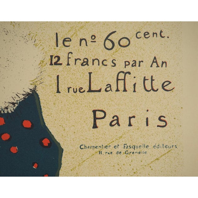 La Revue Blanche Poster after Henri de Toulouse-Lautrec For Sale - Image 6 of 9