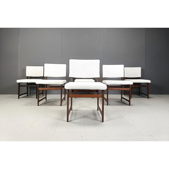 Mid-Century Scandinavian Teak Dining Chairs, 1960s, Set of 6 For Sale - Image 11 of 11