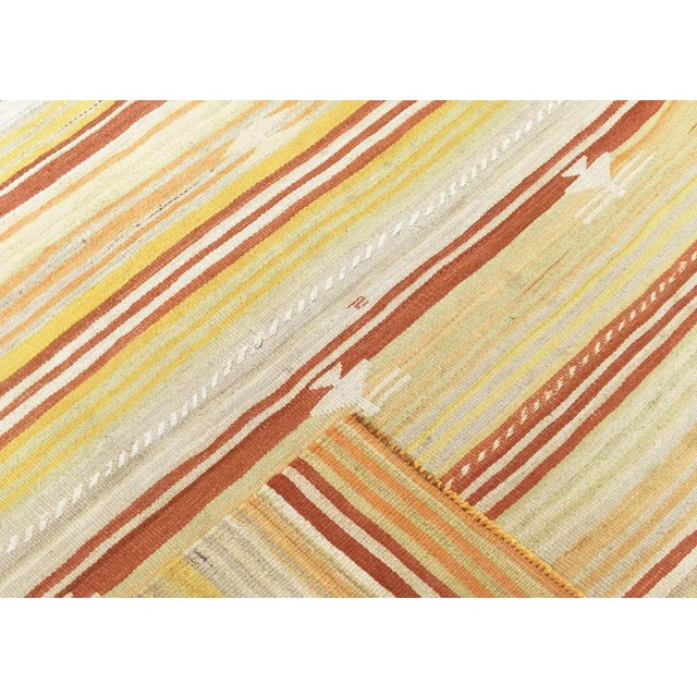 Traditional 1950s Turkish Kilim For Sale - Image 3 of 4