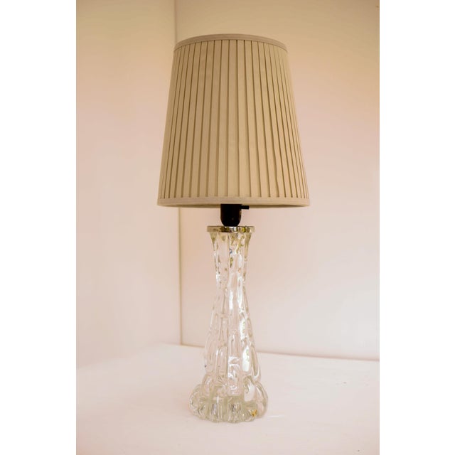 Crystal Glass Table Lamp by Carl Fagerlund for Orrefors For Sale - Image 10 of 15