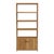 Spritely Home Accent Furniture Lark 32 in. W x 72 in. H Wood 4 Tier Etagere Bookcase, Natural For Sale - Image 4 of 8