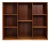 Copy - Peter Hvidt, for Søborg Denmark, 1952-56 Teak Bookcase Hutch #3, Attributed For Sale