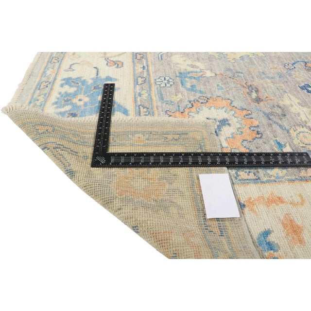 2010s Oushak Area Rug, 08'00 X 09'08 For Sale - Image 5 of 9