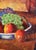 Jean Lehmann, Still Life with Apples and Grapes, 1931, Oil on Canvas For Sale - Image 6 of 14