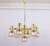 Metal Large Sciolari Brass Chandelier, Germany, 1960s For Sale - Image 7 of 12