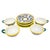 Contemporary Late 20th Century Italian Labor Deruta Hand-Painted Maiolica Cups and Saucers, Set of 4 For Sale - Image 3 of 18