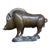 1950s Wild Boar Bronze Sculpture Razor Back Boar For Sale