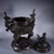 Bronze Monumental Chinese Bronze Dragon & Qilin Tripod Censer With Base - 19kg / 42 LBS For Sale - Image 8 of 9