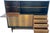 1950s Mid-Century Modern Walnut Storage Cabinet / Credenza With Black Frame, 1950s For Sale - Image 5 of 17
